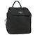PRADA Backpack Nylon Black Silver Auth bs34471 Silvery