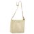 Borsa a Spalla Gancini in Pelle Beige Oro Salvatore Ferragamo Auth ka4133