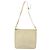 Borsa a Spalla Gancini in Pelle Beige Oro Salvatore Ferragamo Auth ka4133 - vista 2