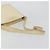 Borsa a Spalla Gancini in Pelle Beige Oro Salvatore Ferragamo Auth ka4133 - vista 7