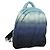 CHANEL Zaino Doudone in nylon blu argento CC Auth mr2366SAM