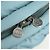 CHANEL Zaino Doudone in nylon blu argento CC Auth mr2366SAM - vista 20
