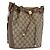 Borsa Sherry Line GG Supreme Web di GUCCI in PVC beige e oro 72 02 034 Auth 176268 D'oro