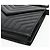 SAINT LAURENT Borsa a Spalla Pelle Nera Argento Auth 176228 Nero - vista 9