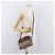 Borsa Sherry Line GG Supreme Web di GUCCI in PVC beige e oro 001 44 6655 Auth ep14411 D'oro - vista 22