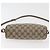 Borsa Sherry Line GG Supreme Web di GUCCI in PVC beige e oro 001 44 6655 Auth ep14411 D'oro - vista 5