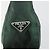 Sac à épaule PRADA en nylon vert argent authentique bs34473 Argenté - vue 10