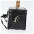 Borsa a mano Vanity in pelle Gucci Bamboo 2 in 1 Nero Argento Auth 175718 - vista 3