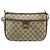 Borsa Gucci GG Supreme Web Sherry Line PVC Beige Oro 89 02 077 Auth bs34659 D'oro - vista 13