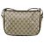 Borsa Gucci GG Supreme Web Sherry Line PVC Beige Oro 89 02 077 Auth bs34659 D'oro - vista 2