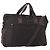 Borsa da lavoro LOEWE in nylon 2 vie marrone argento autentica bs34429