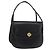 Borsa a mano GUCCI in pelle nera e oro Auth ep14155 Nero D'oro