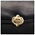 Borsa a mano GUCCI in pelle nera e oro Auth ep14155 Nero D'oro - vista 18