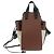 LOEWE - Borsa a tracolla Hammock Ghibli Spirited Away Soot Sprites Auth 167249SM Marrone - vista 2