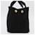 PRADA Canapa PM Handtasche aus schwarzem und goldenem Canvas Auth 175050SAM - Ansicht 3