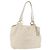 Prada Tote Bag aus Leder Elfenbein Gold Auth 176345 Golden Roh