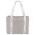 CHANEL Tote Bag Canvas Grau Silber CC Auth BA12334 Braun - Ansicht 13