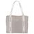 CHANEL Tote Bag Canvas Grau Silber CC Auth BA12334 Braun - Ansicht 2