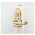 Borsa a Spalla con Catena GUCCI in Pelle Oro Argento 409487 Auth ka4117 D'oro - vista 22