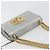 Borsa a Spalla con Catena GUCCI in Pelle Oro Argento 409487 Auth ka4117 D'oro - vista 6