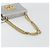 Borsa a Spalla con Catena GUCCI in Pelle Oro Argento 409487 Auth ka4117 D'oro - vista 7