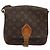 LOUIS VUITTON Borsa a Spalla Monogram Cartouchiere MM M51253 LV Auth BA12277 Monogramma - vista 13