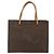 Céline Borsa tote in tela Macadam CELINE in pelle PVC marrone oro Auth bs34711 D'oro - vista 2