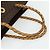 Céline Borsa tote in tela Macadam CELINE in pelle PVC marrone oro Auth bs34711 D'oro - vista 7