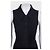 Vestido plissado de seda preta Chanel tamanho 34 usado - vista 4