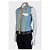 Fendi blauer Leder-Multicolor-Weste, Größe IT40/S, gebraucht - Ansicht 2