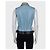 Fendi blauer Leder-Multicolor-Weste, Größe IT40/S, gebraucht - Ansicht 3
