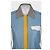 Fendi blauer Leder-Multicolor-Weste, Größe IT40/S, gebraucht - Ansicht 4