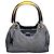 Bamboo Gucci Borsa a mano in tela nera con manico in bambù Nero
