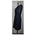 DKNY Seidenkleid mit Pailletten Blau - Ansicht 3