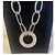Collana Dolce & Gabbana 'Stone' in acciaio argento - vista 12