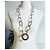 Collana Dolce & Gabbana 'Stone' in acciaio argento - vista 4
