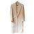 Autre Marque Blazer Rayado Beige Nissa
