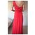 Autre Marque Belma Tvico Rotes Maxikleid mit Einem Schulterträger - Ansicht 3