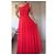 Autre Marque Belma Tvico Rotes Maxikleid mit Einem Schulterträger - Ansicht 4