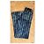 Jeans de pierna ancha a rayas de denim Karl Lagerfeld Azul - vista 10
