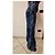 Jeans de pierna ancha a rayas de denim Karl Lagerfeld Azul - vista 2