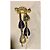 Pierre Cardin Zwei-in-eins Schmuck - Brosche Anhänger Blau Golden - Ansicht 2