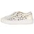 Baskets basses perforées blanches avec logo Chanel Taille 35,5 d'occasion