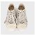 Baskets basses perforées blanches avec logo Chanel Taille 35,5 d'occasion - vue 2