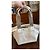Sylvie Borsa Tote Gucci Sherry Line in tela GG Beige - vista 2