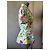 Jaqueta de Verão Thierry Mugler Estampa Floral 1997 Branco Multicor - vista 3