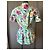 Jaqueta de Verão Thierry Mugler Estampa Floral 1997 Branco Multicor - vista 5