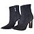 Botines Barbara Bui de ante negro con tacón bloque