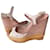 Beige suede wedge sandals by Gucci  - view 1