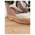 Beige suede wedge sandals by Gucci  - view 4